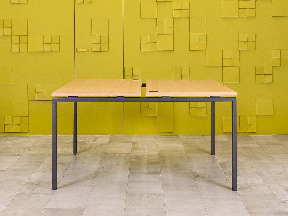 Комплект офисной мебели на 2 человека ЛДСП Дуб Россия_ГКВ1-230424