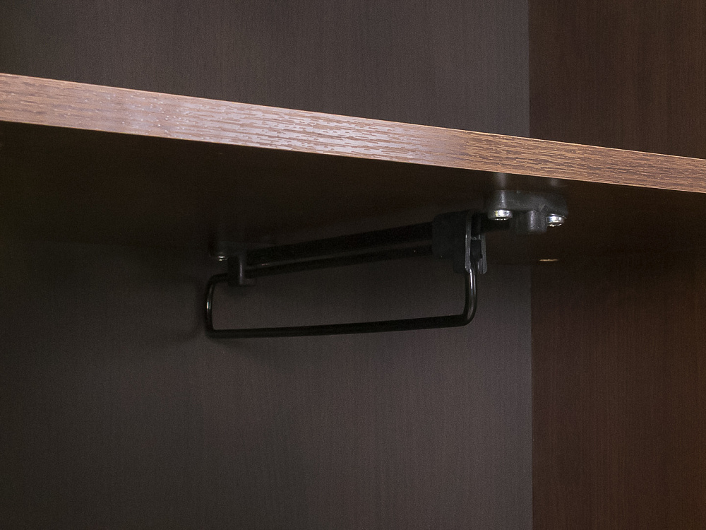 Шкаф для одежды ЛДСП Венге  ШГ1ДЕ-16125