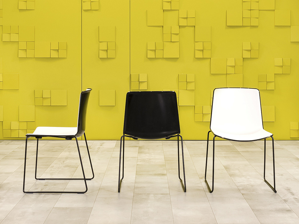 Конференц кресло для переговорной Tweet Pedrali Пластик Белый Италия  УДПБ-261023