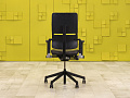 Офисное кресло руководителя на колесах Please 2 Ergonomik Steelcase Кожа Серый Франция  КРКС-03035