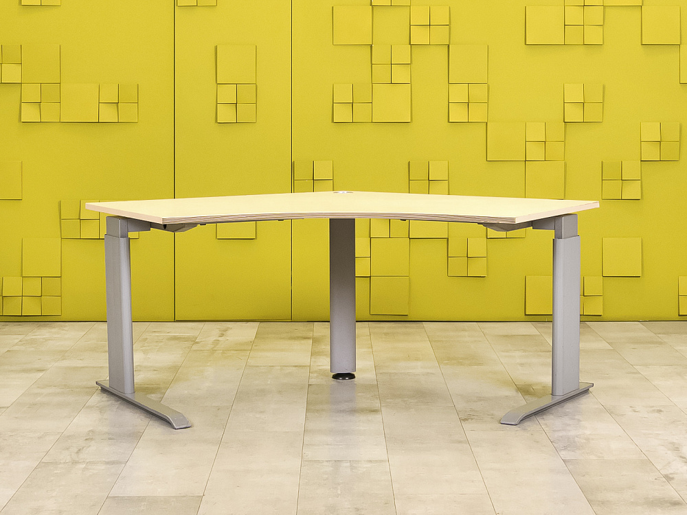 Офисный стол угловой  ЛДСП Бук  СПУВ-20054