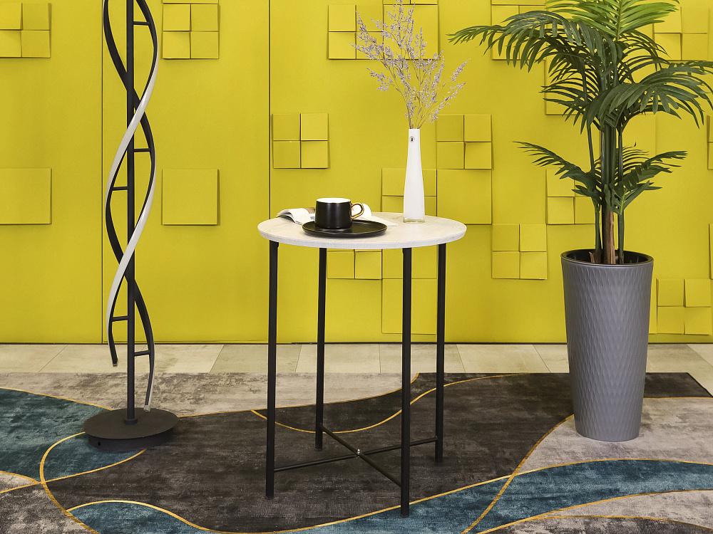 Журнальный столик  ЛДСП Дуб беленый Россия  СЖКВ-19026