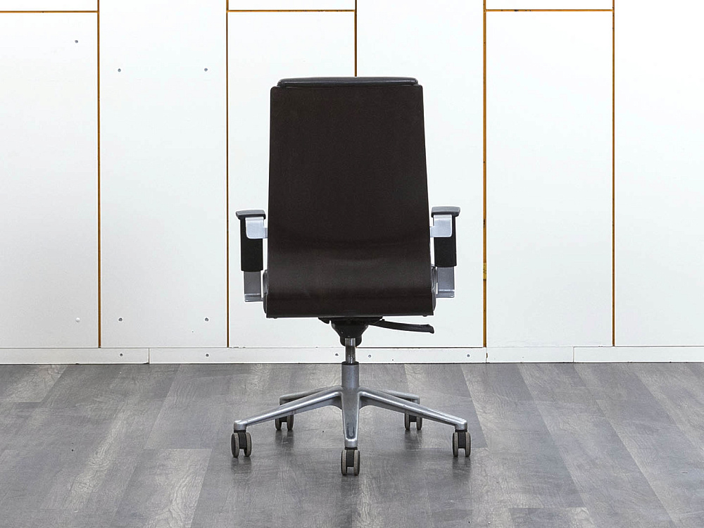 Офисное кресло руководителя  Sitland  Кожа Черный Madera B  (КРКЧ-08082)