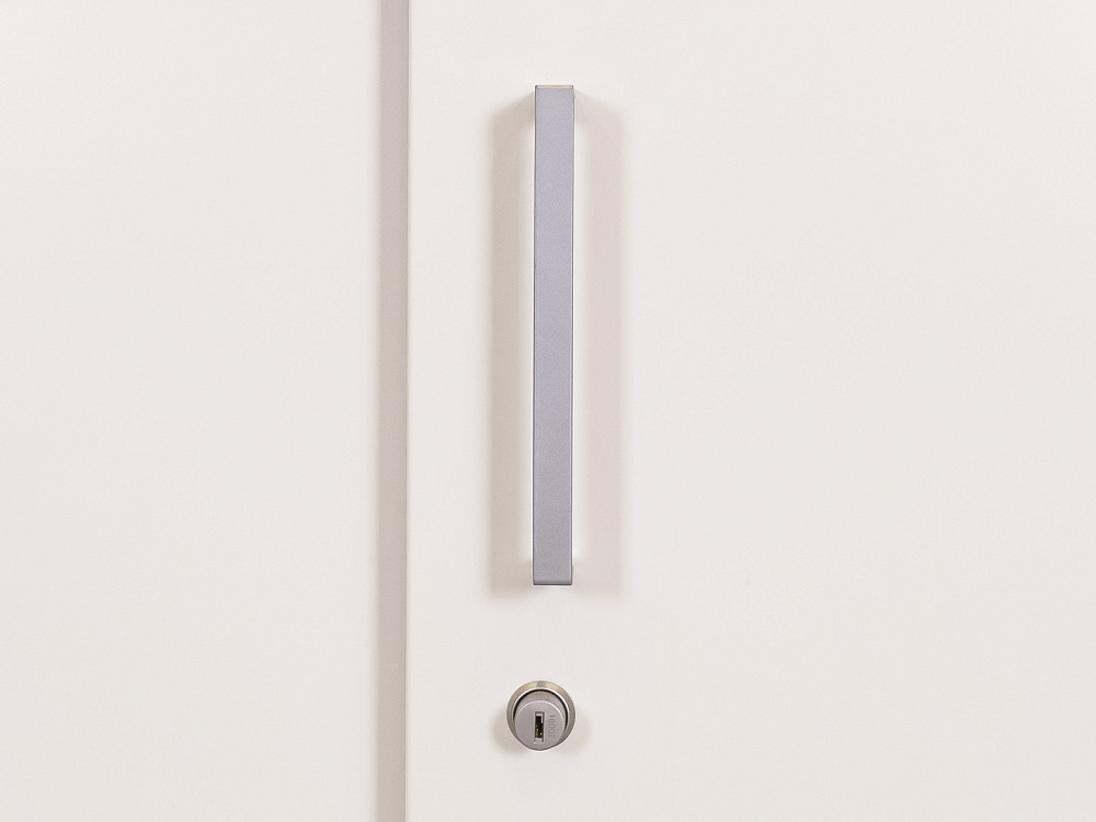 Шкаф для документов офисный Steelcase ЛДСП Белый Франция  ШД2ДБ3-04026