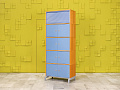 Шкаф для документов офисный IKEA ЛДСП Синий Швеция  ШДКН1-20025