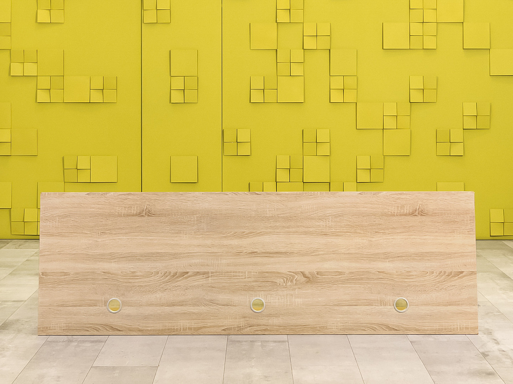 Офисный стол прямой ЛДСП Зебрано  СППЗ5-30036