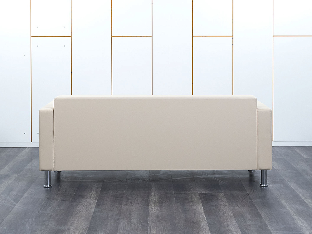 Офисный диван Май Кожзам Бежевый   (ДНКБ3(май)2)