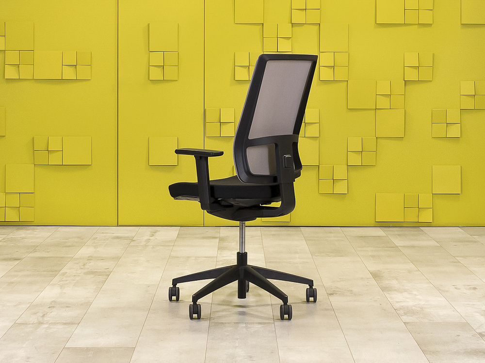 Офисное кресло для персонала на колесах CHOOSE ORGSPACE Ткань Чёрный; Серый Импорт_КПТЧ5-291024