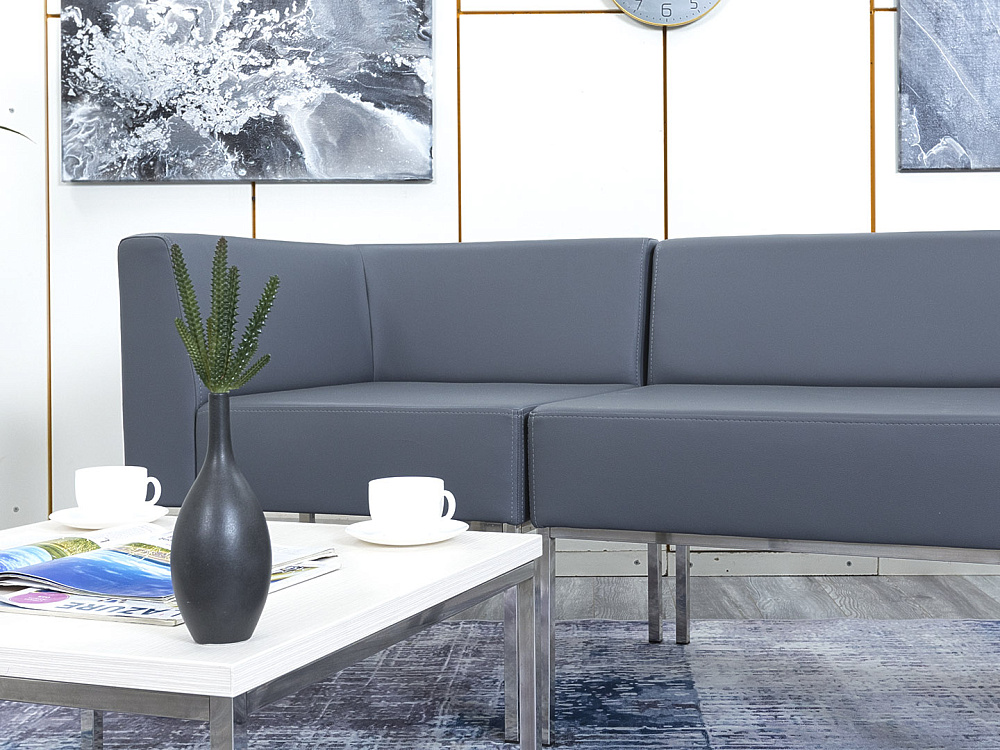 Офисный диван toForm Экокожа Серый   (ДНКС1-18123)