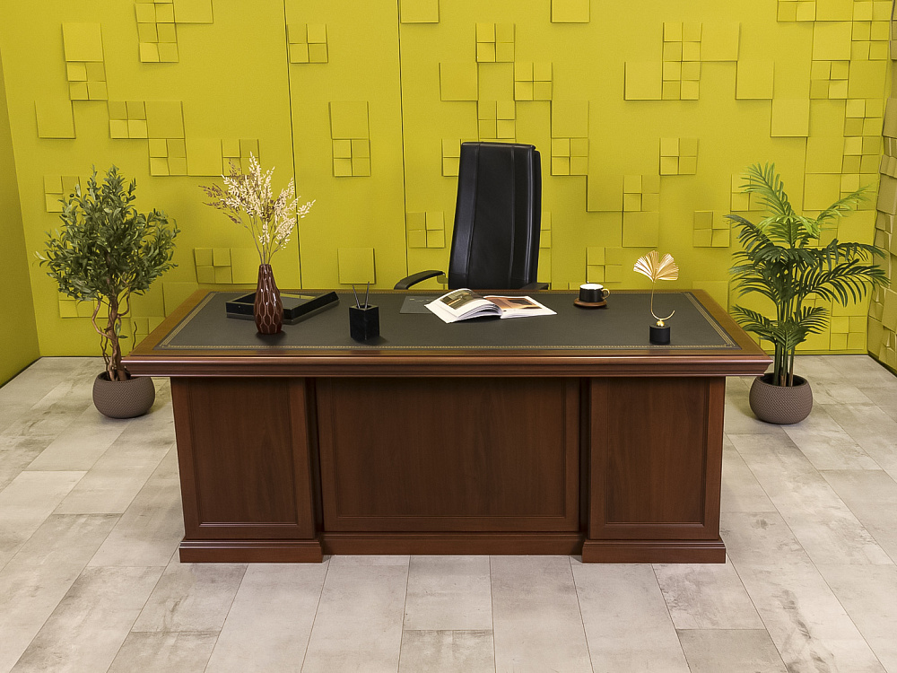 Стол для руководителя  NAPOLI MODULA МДФ Орех Италия  СРПХ-19085