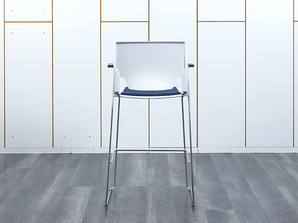 Барный стул Haworth Ткань Синий   (УДТН-20063)