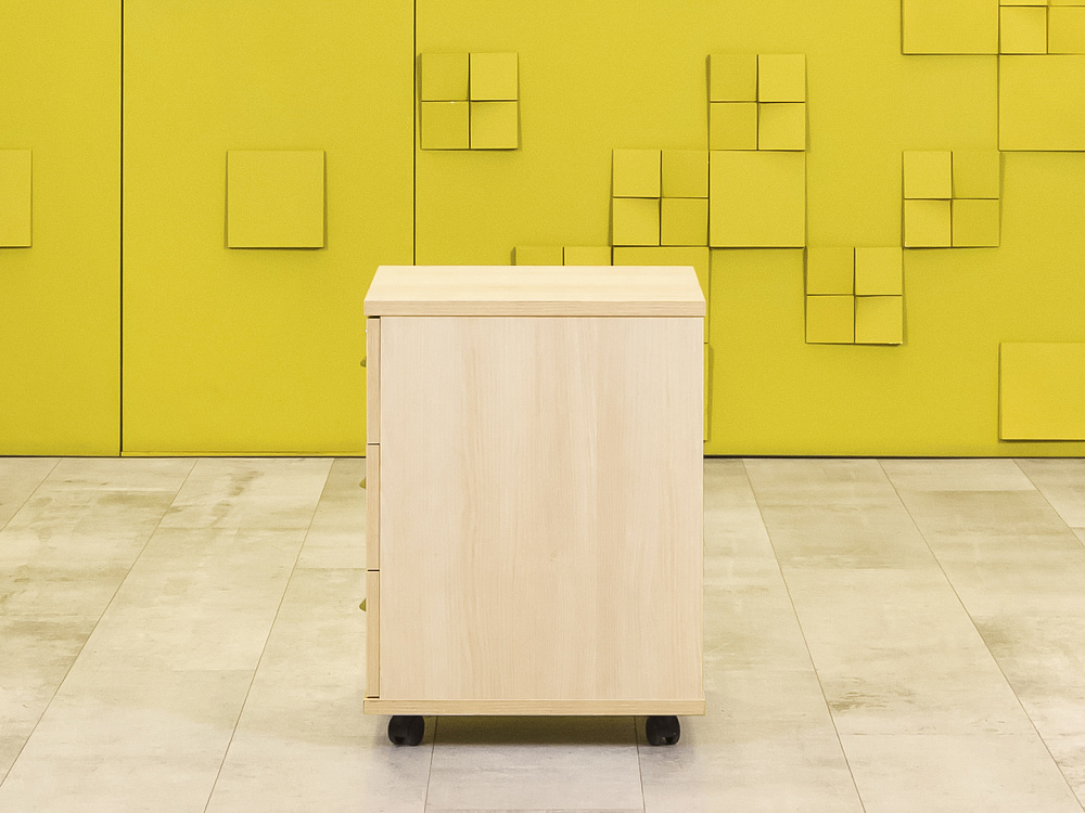 Офисная тумба выкатная ЛДСП Клен  ТВ3ЯВ1-10046