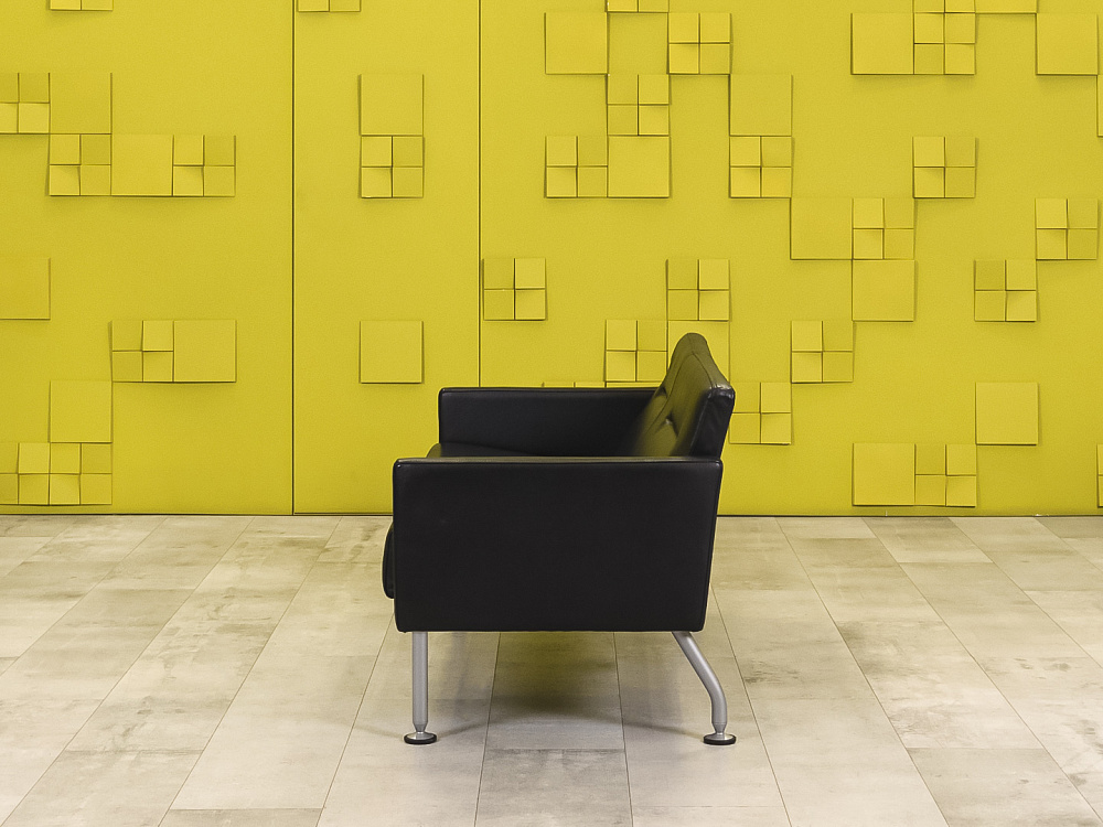 Комплект мягкой мебели Steelcase Кожа Чёрный Франция  ДНКЧК-06026