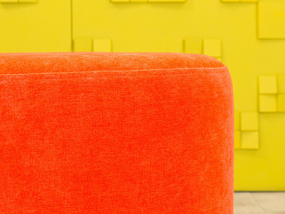 Барный стул  ARTU Ткань Оранжевый Россия  УНТО-21025