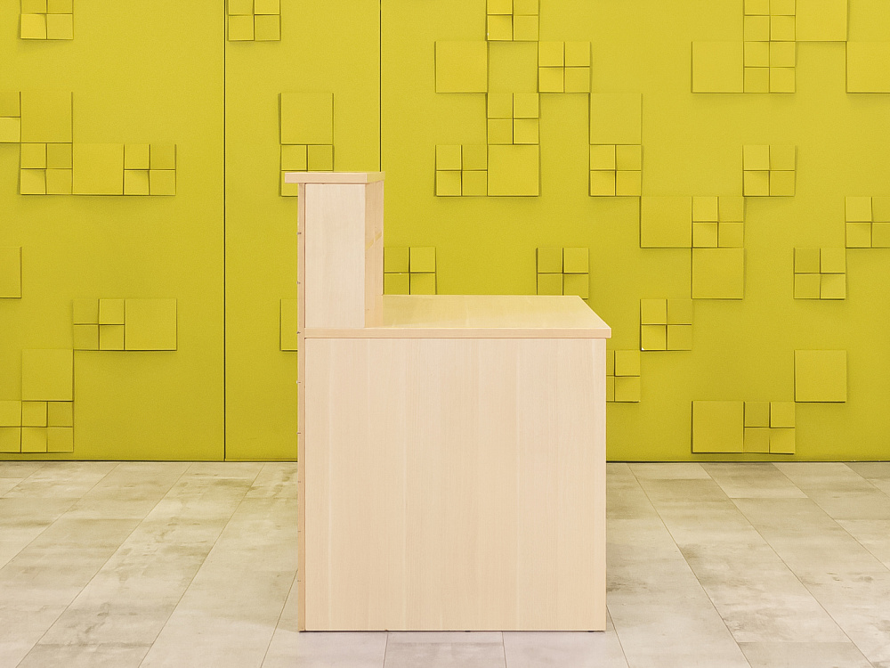 Ресепшн   ЛДСП Клен Россия  РВ-24065