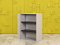 Шкаф для документов офисный  ЛДСП Серый  ШД1ДС-27046