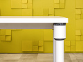 Офисный стол прямой Herman Miller 1600x800 ДСП Белый США_СППБ-111122
