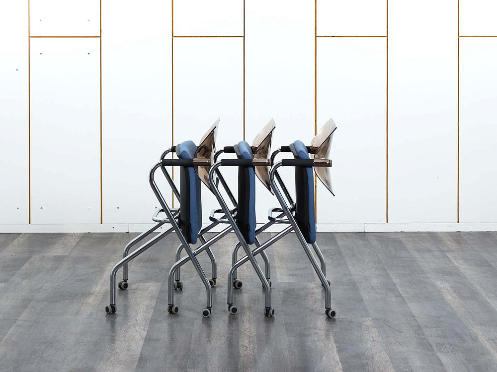 Конференц кресло для переговорной  Синий Ткань LUXY Aire JR  (УНТН-21013)