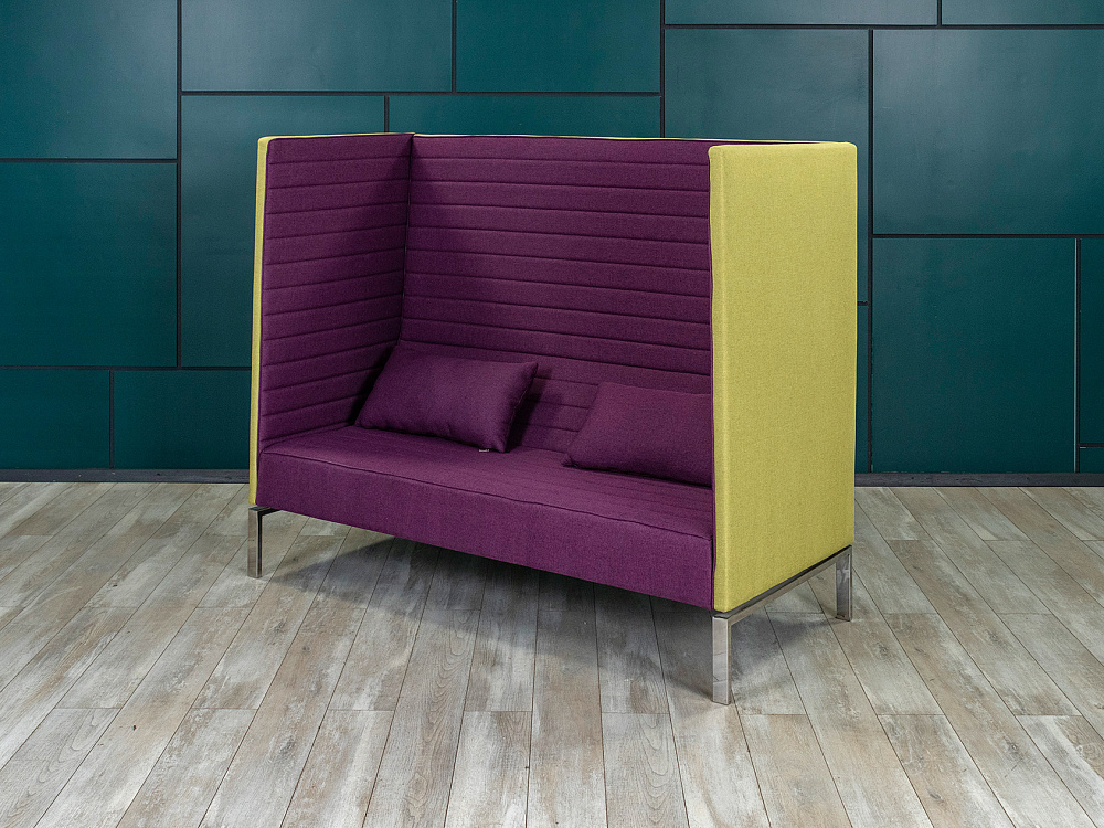 Офисный диван Unital 1600x720 Ткань Фиолетовый; Зелёный Россия_ДНТФ2-16021