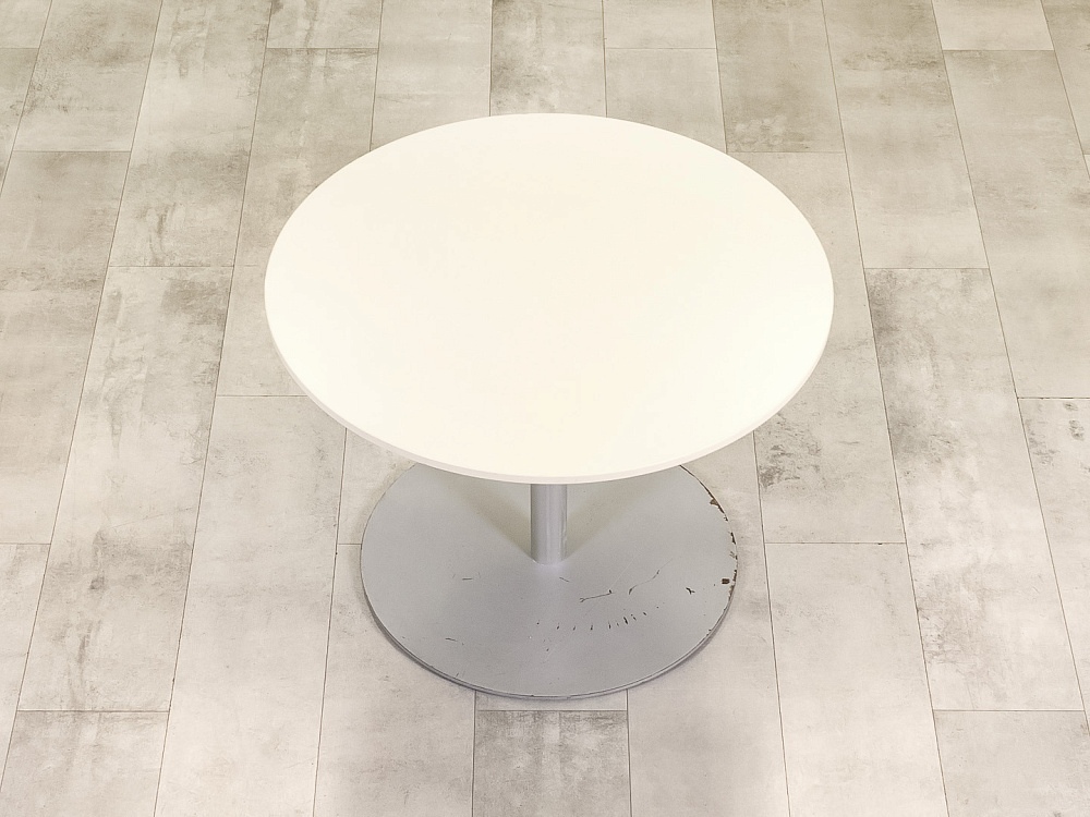 Офисный стол для переговоров 1000x1000x750 ЛДСП Серый Импорт_СГКС2-251223