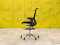 Офисное кресло для персонала на колесах Steelcase Кожа Чёрный Франция_КПКЧ-290922