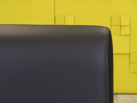 Мягкое кресло Лофт Сандра Кожзам Чёрный Россия  КНКЧ-18036