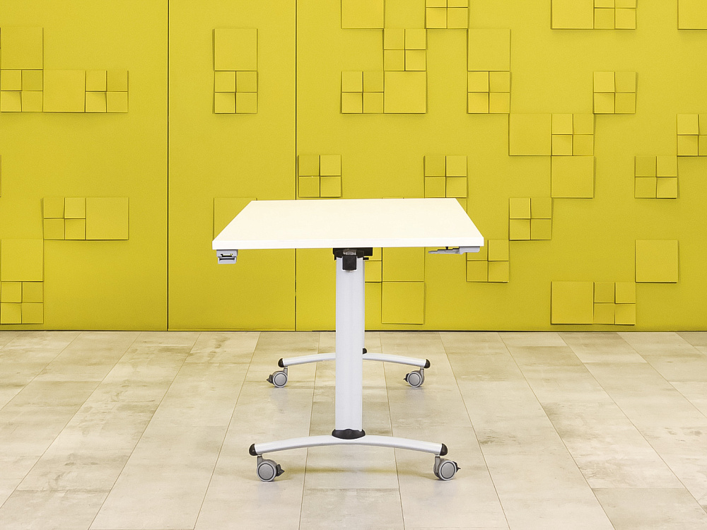 Офисный стол прямой ЛДСП Белый Импорт  СППБ-01125