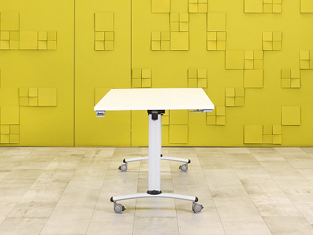 Офисный стол прямой ЛДСП Белый Импорт  СППБ-01125