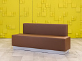 Офисный диван 1790x590 Экокожа Коричневый Россия_ДНКК-170524