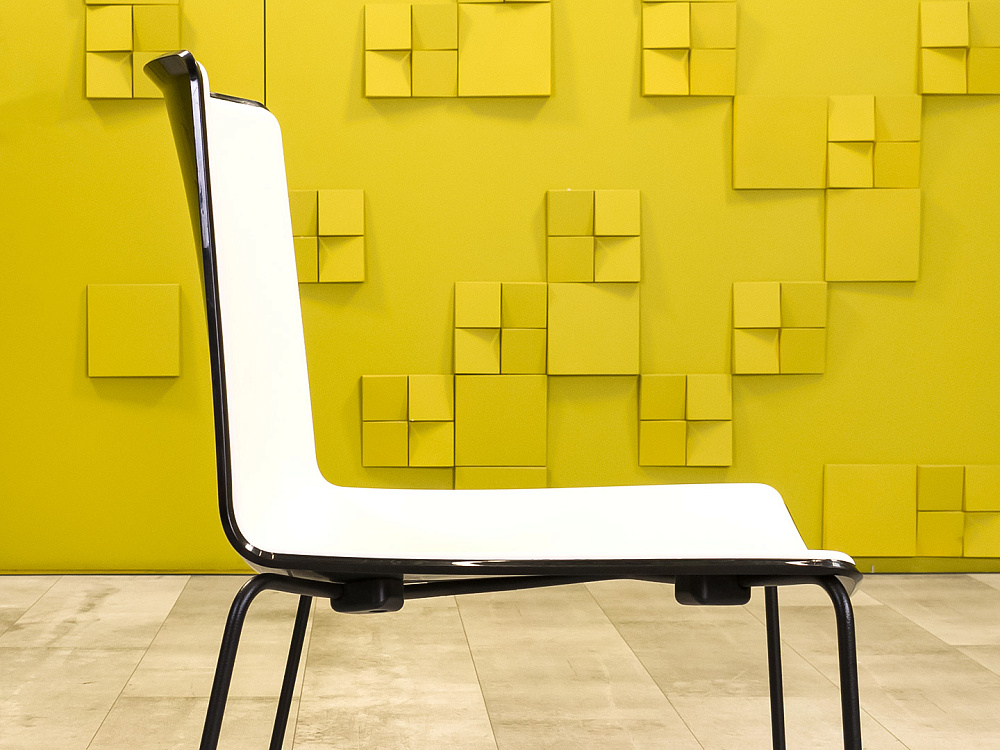 Конференц кресло для переговорной Tweet Pedrali Пластик Белый Италия  УДПБ-261023