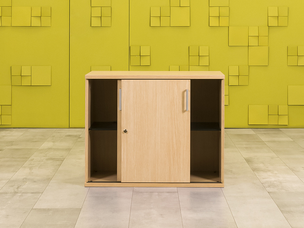 Офисная тумба для оргтехники  HAWORTH ЛДСП Зебрано Германия  ТО2ДЗ-29105