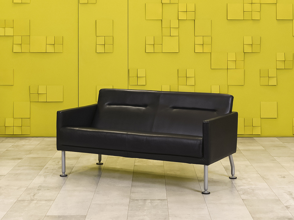 Комплект мягкой мебели Steelcase Кожа Чёрный Франция  ДНКЧК-06026
