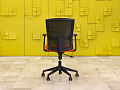 Офисное кресло для персонала на колесах Ткань Оранжевый; Чёрный Импорт_КПТО-271023