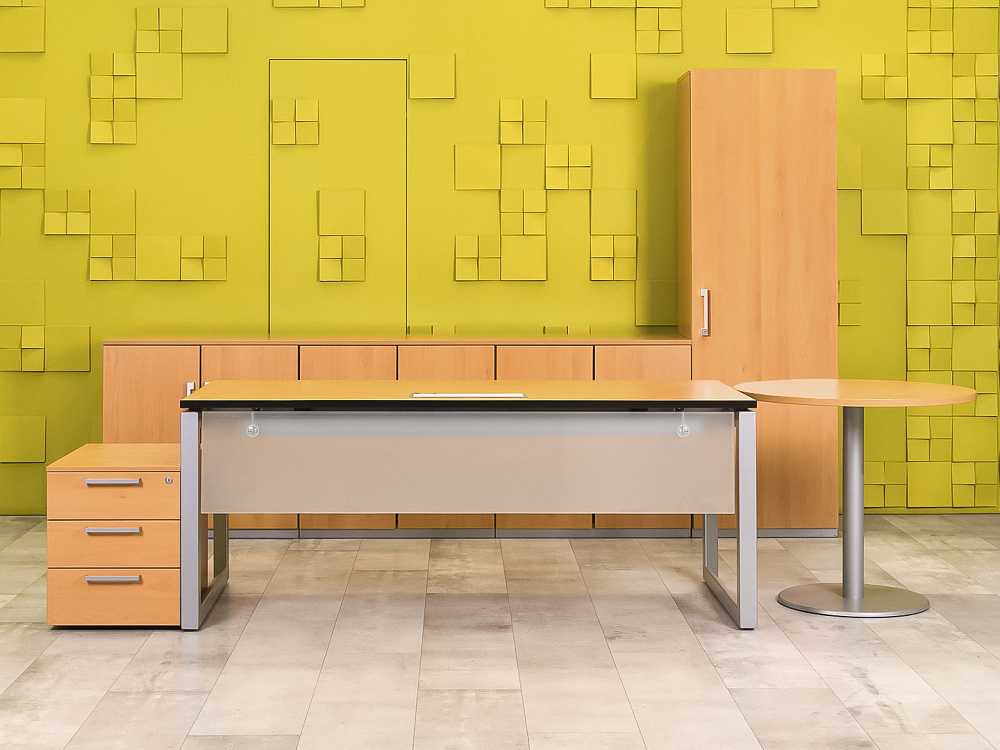 Кабинет руководителя  Steelcase ЛДСП Ольха Франция  КРЛ4-04026