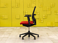Офисное кресло для персонала на колесах HAWORTH Ткань Красный; Чёрный США_КПТК-211124