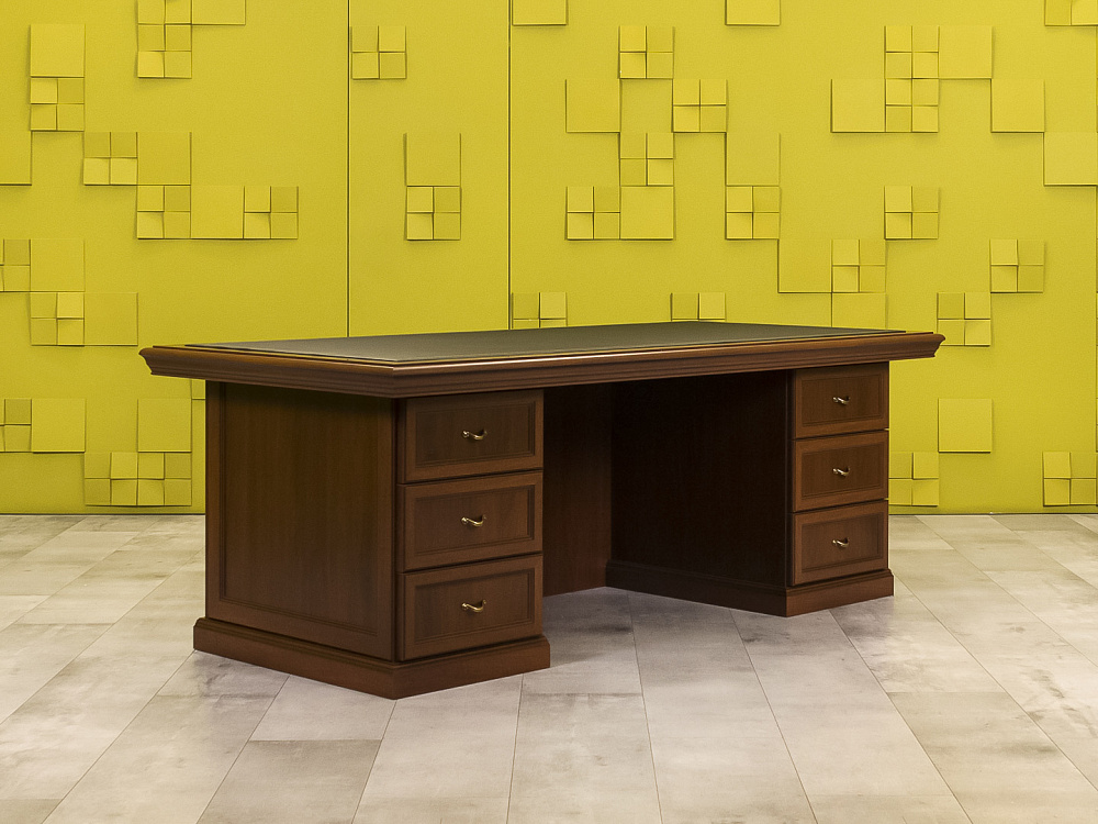 Стол для руководителя  NAPOLI MODULA МДФ Орех Италия  СРПХ-19085