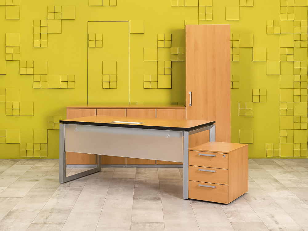 Кабинет руководителя  Steelcase ЛДСП Ольха Франция  КРЛ1-04026