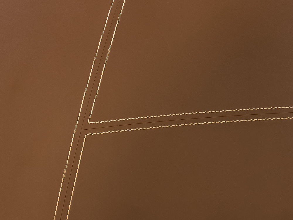 Стол для руководителя ENRICO PELLIZZONI 2000x1000 Кожа Коричневый Италия_СРЭК-210224