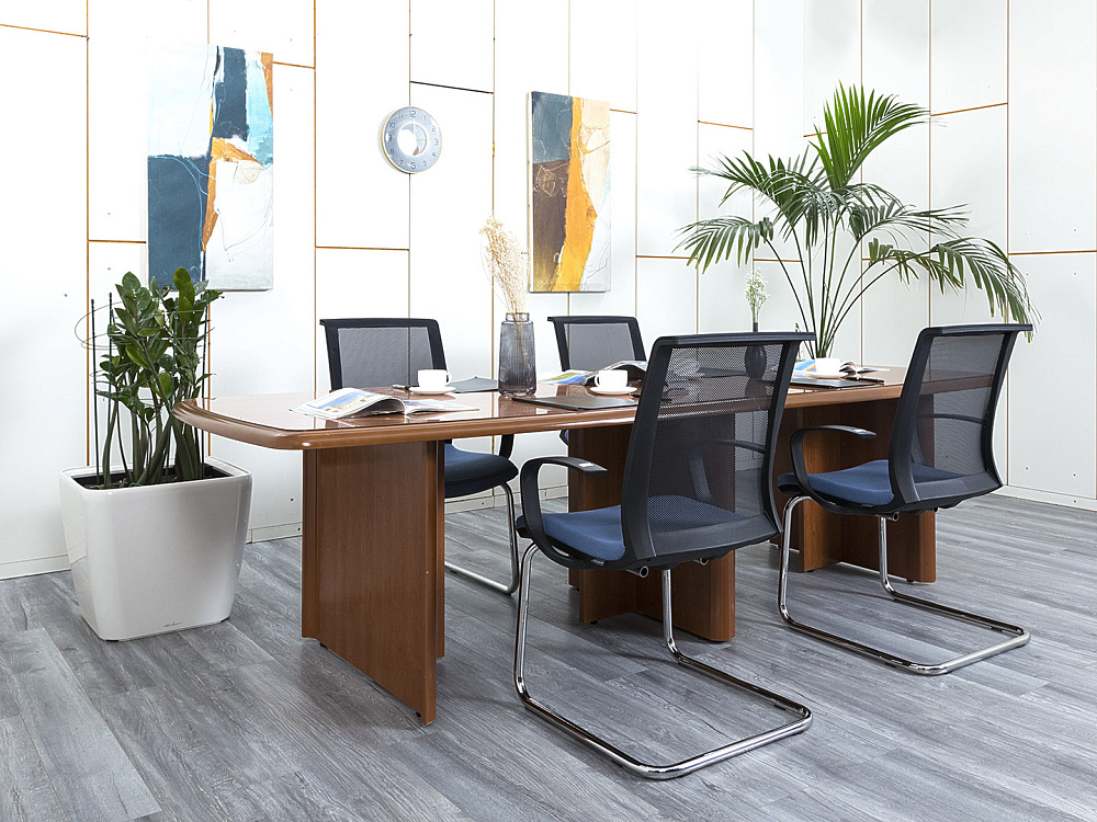 Офисный стол для переговоров  2 780х960х700 ЛДСП Ольха Cannes  (СГПЛ-22113)