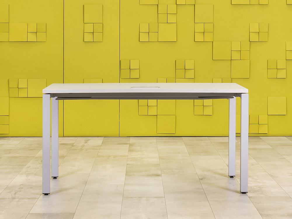 Офисный стол прямой  HAWORTH ЛДСП Серый США  СППС-29105