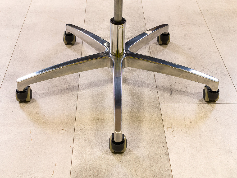 Офисное кресло руководителя на колесах KIMERA KASTEL Кожа Бежевый Италия_КРКБ-22089