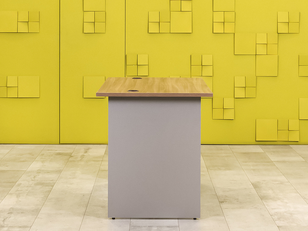 Офисный стол прямой ЛДСП Орех  СППХ2-30036