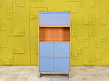 Шкаф для документов офисный IKEA ЛДСП Синий Швеция  ШДКН4-20025