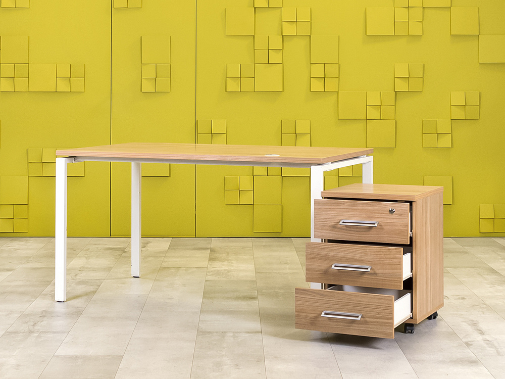 Комплект офисной мебели на 1 человека ЛДСП Орех Россия_СППХТ-190224