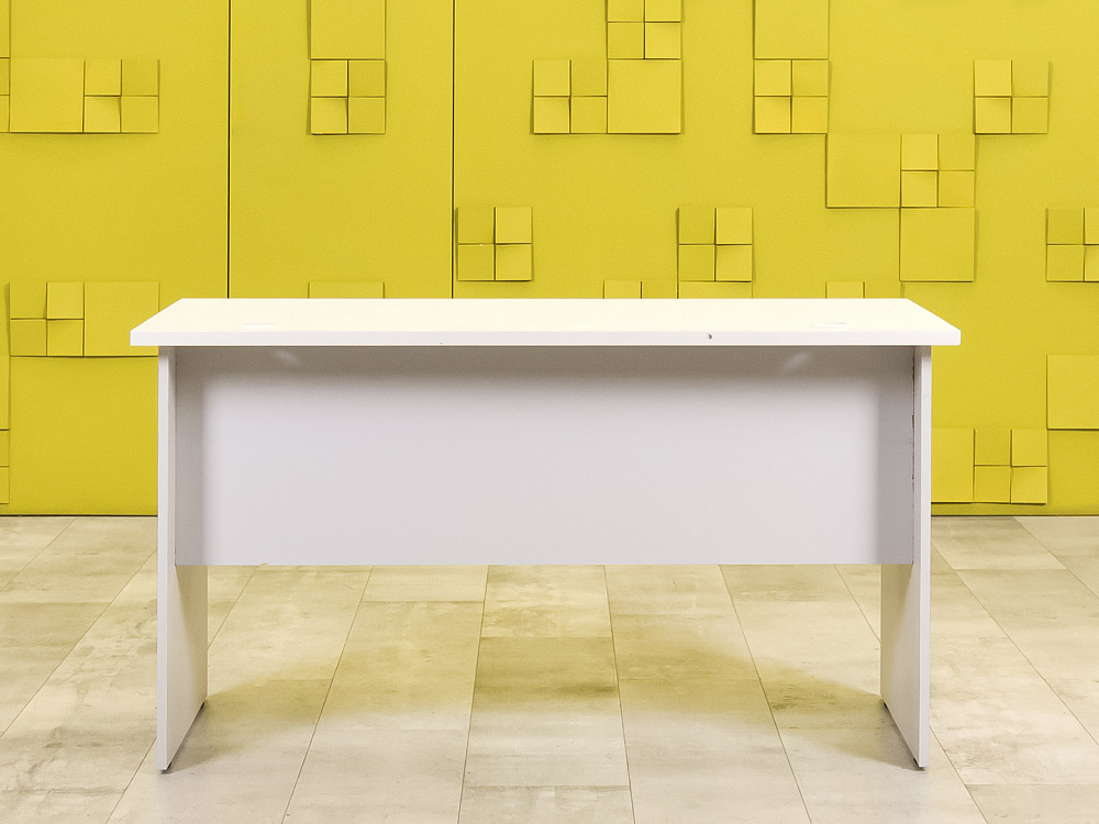 Офисный стол прямой ЛДСП Белый  СППБ1-14046