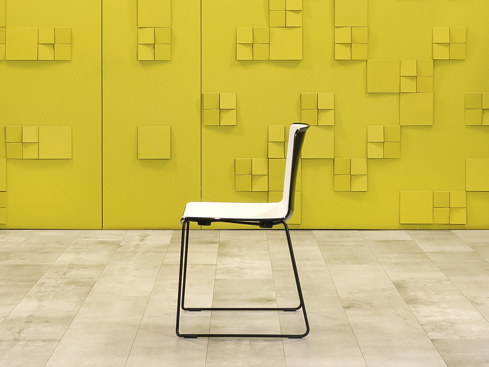 Конференц кресло для переговорной Tweet Pedrali Пластик Белый Италия  УДПБ-261023