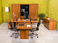 Кабинет руководителя CANNES Goodfurniture МДФ Орех Италия_КРХ1-070524