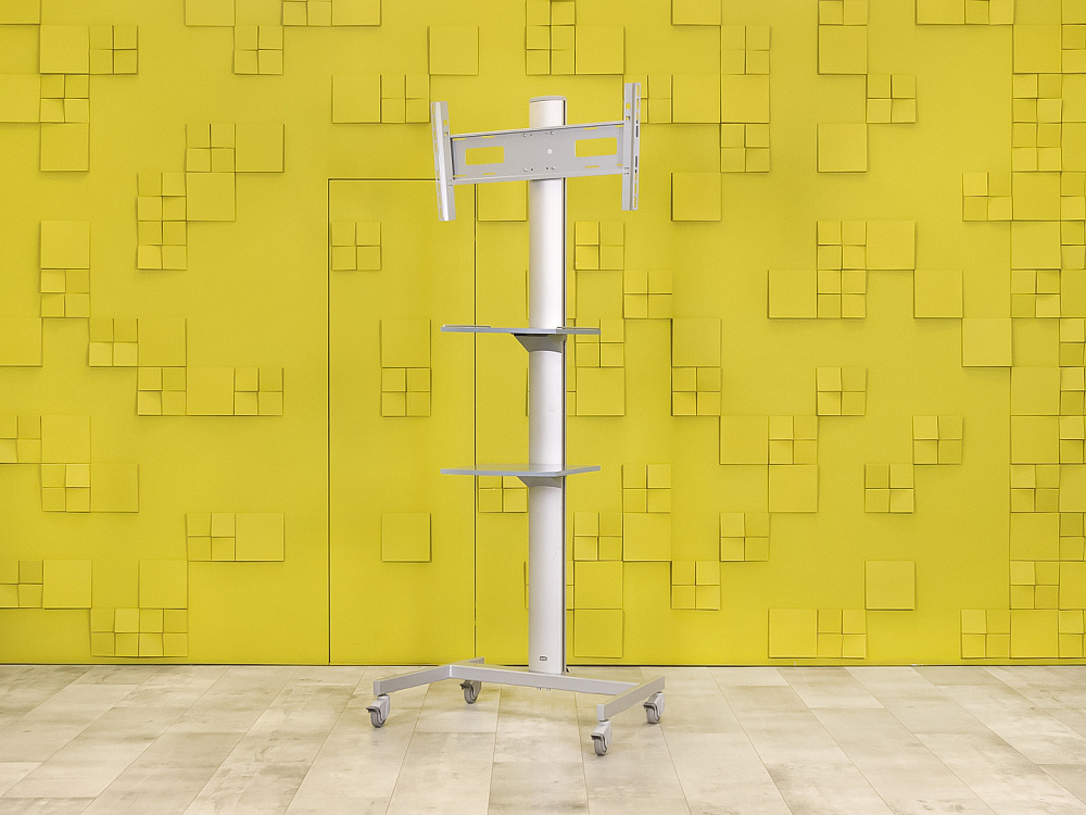 Стойка напольная под телевизор Металл Серый Импорт_ПТ-160823