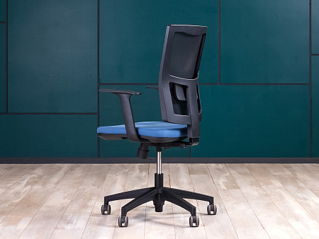 Офисное кресло для персонала на колесах Filo NARBUTAS Ткань Синий; Чёрный Литва_КПТН-151123