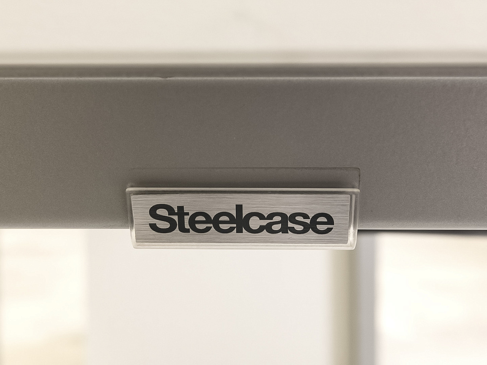 Комплект офисной мебели стол с тумбой  Steelcase ЛДСП Белый Франция  СППБТ1-04026